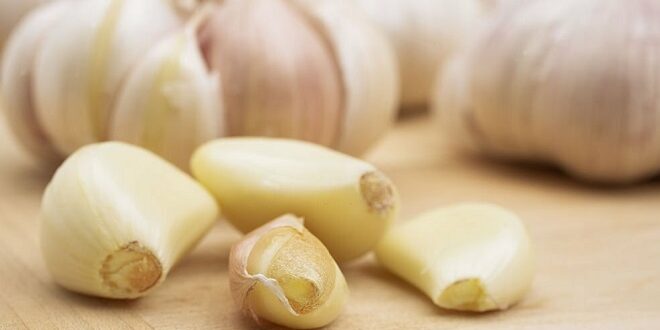 Eating Raw Garlic