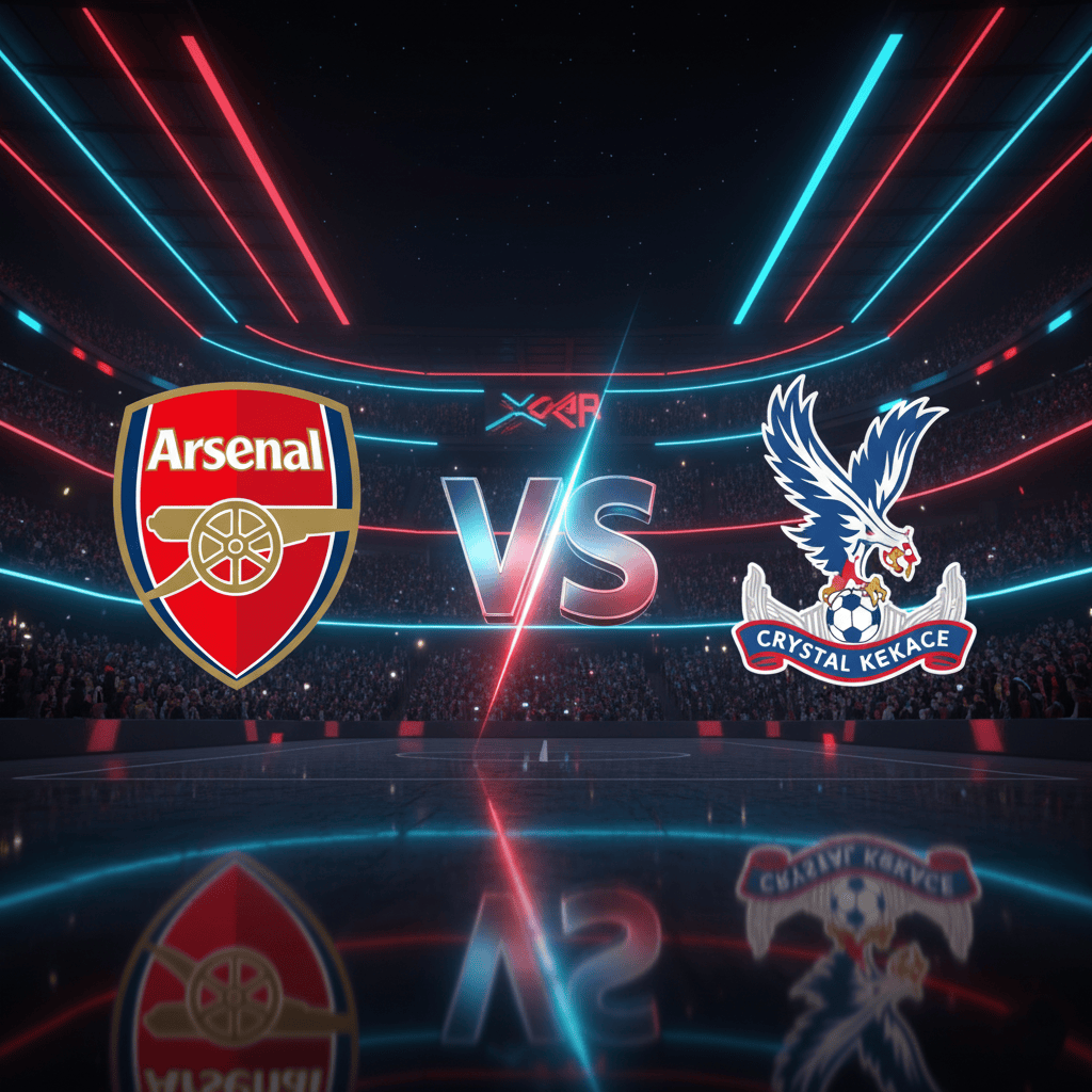 Arsenal logo vs Crystal Palace logo