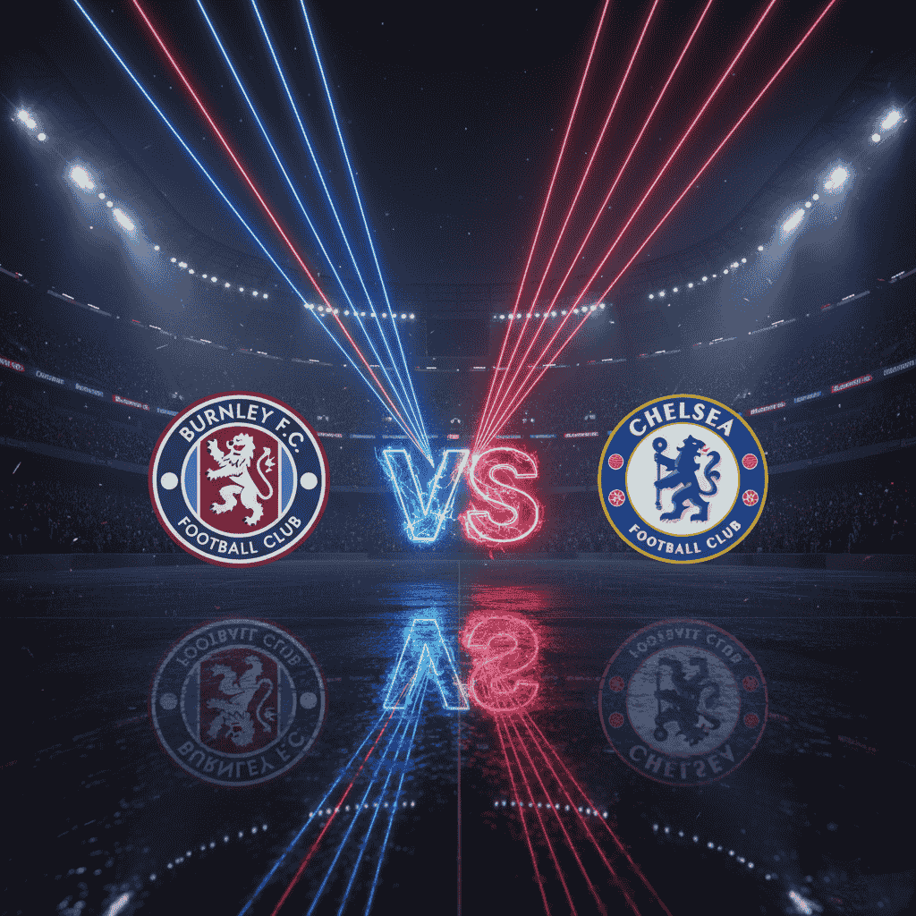 Burnley logo vs Chelsea logo