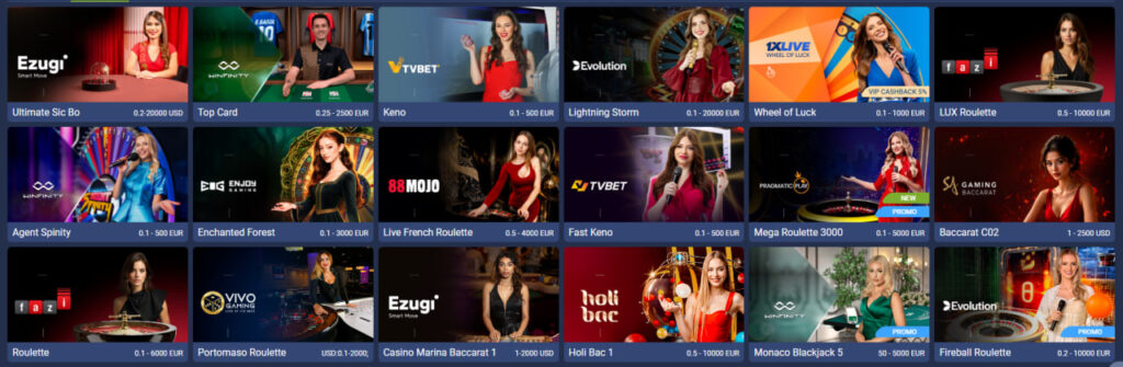 Live Casino. Popular